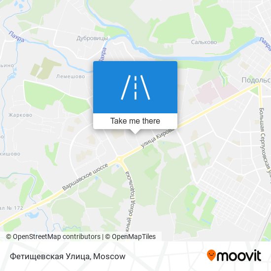 Фетищевская Улица map
