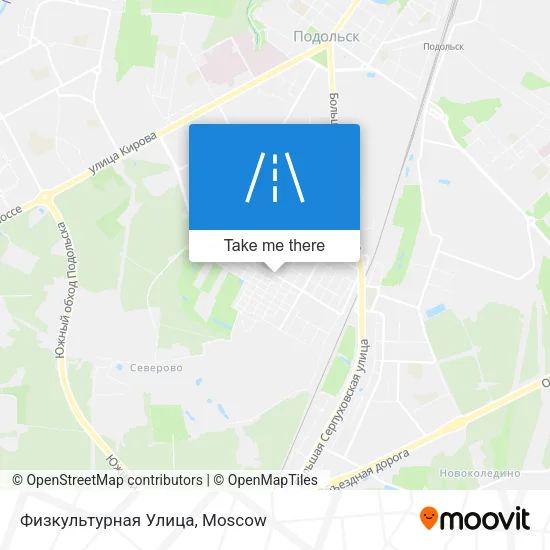 Физкультурная Улица map