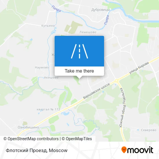 Флотский Проезд map