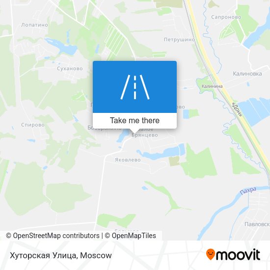 Хуторская Улица map