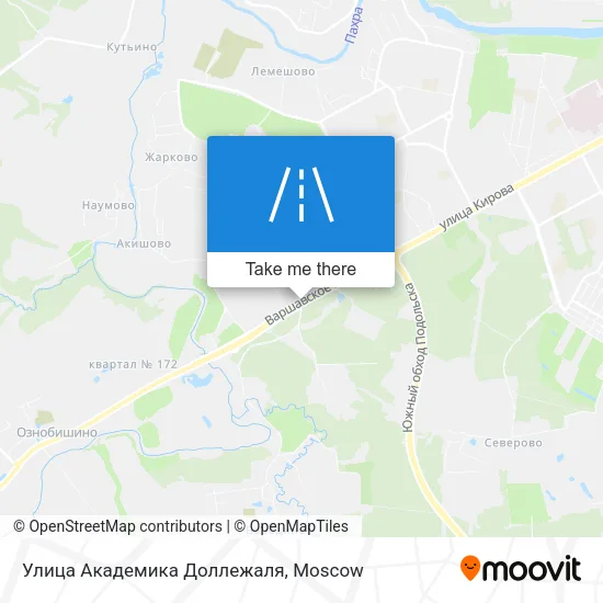 Улица Академика Доллежаля map