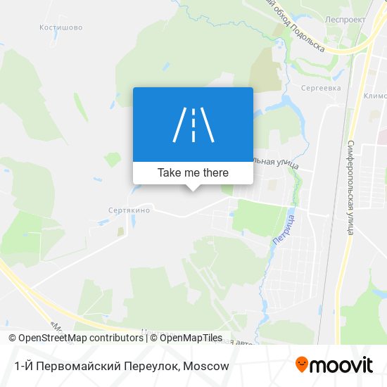 1-Й Первомайский Переулок map