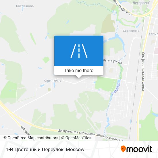 1-Й Цветочный Переулок map