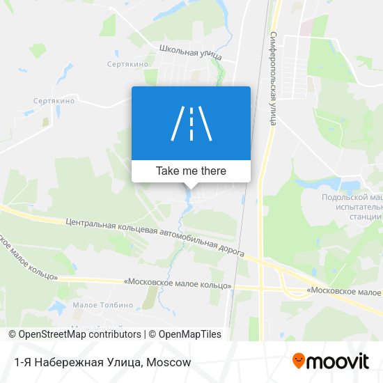 1-Я Набережная Улица map
