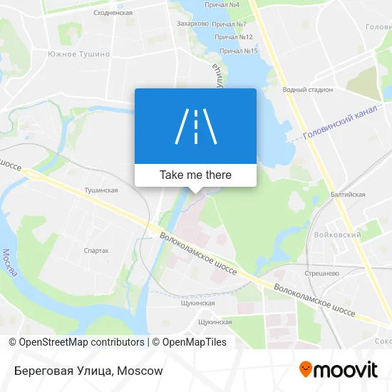 Береговая Улица map