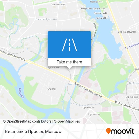 Вишнёвый Проезд map