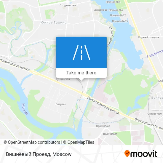 Вишнёвый Проезд map