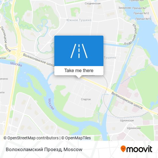 Волоколамский Проезд map