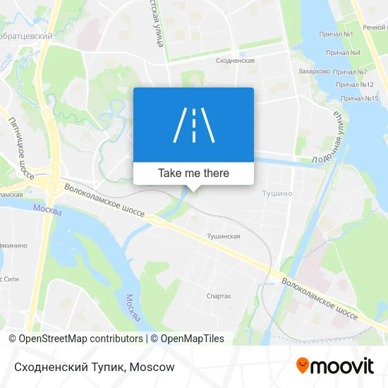 Сходненский Тупик map