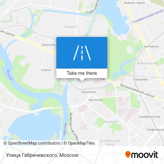 Улица Габричевского map