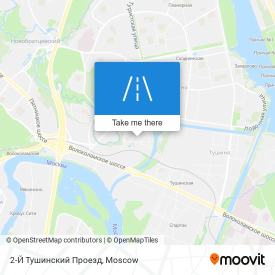 2-Й Тушинский Проезд map