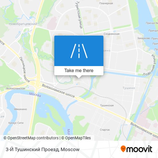 3-Й Тушинский Проезд map