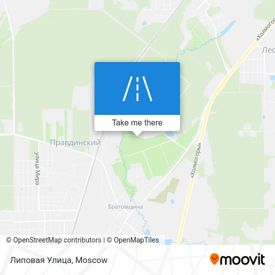 Липовая Улица map
