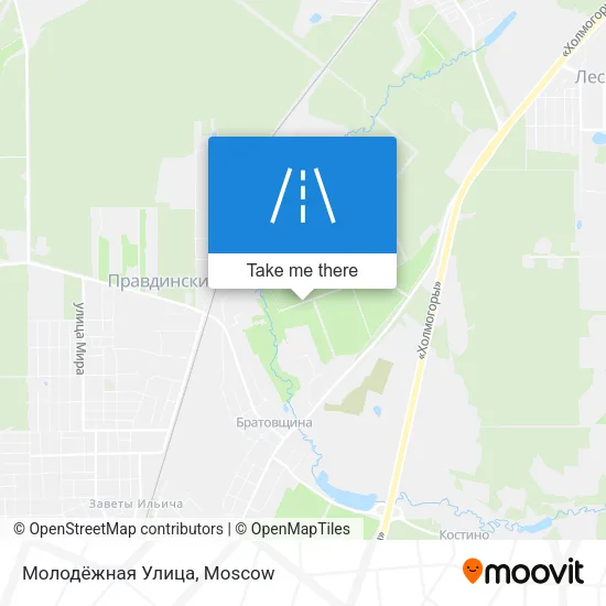 Молодёжная Улица map