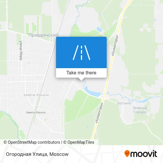 Огородная Улица map