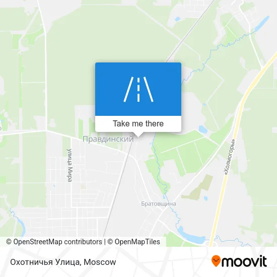 Охотничья Улица map