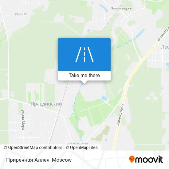 Приречная Аллея map