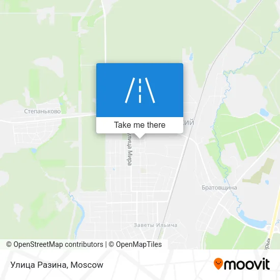 Улица Разина map