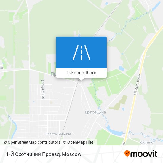 1-Й Охотничий Проезд map