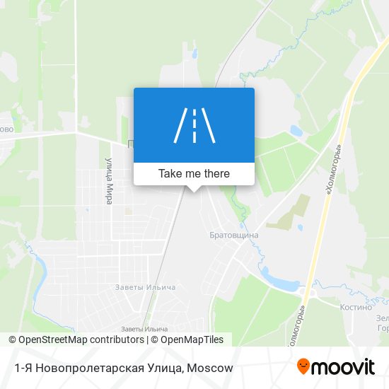 1-Я Новопролетарская Улица map