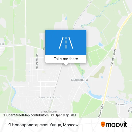 1-Я Новопролетарская Улица map