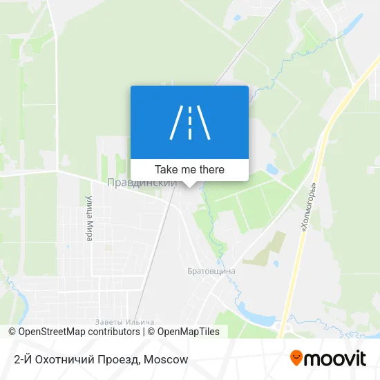 2-Й Охотничий Проезд map