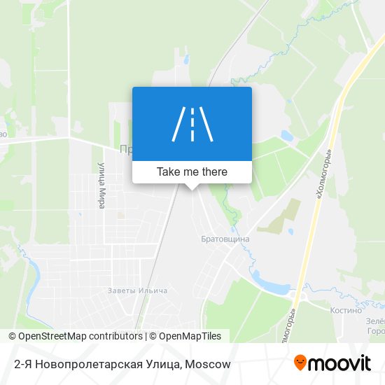 2-Я Новопролетарская Улица map