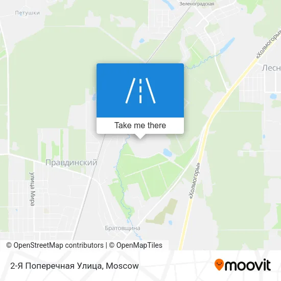 2-Я Поперечная Улица map