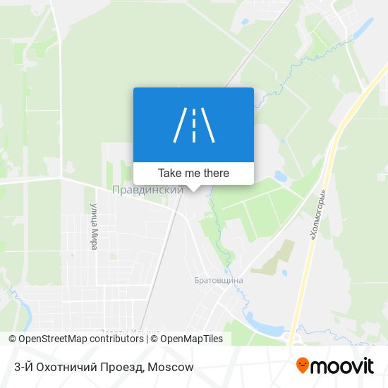 3-Й Охотничий Проезд map