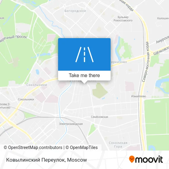 Ковылинский Переулок map