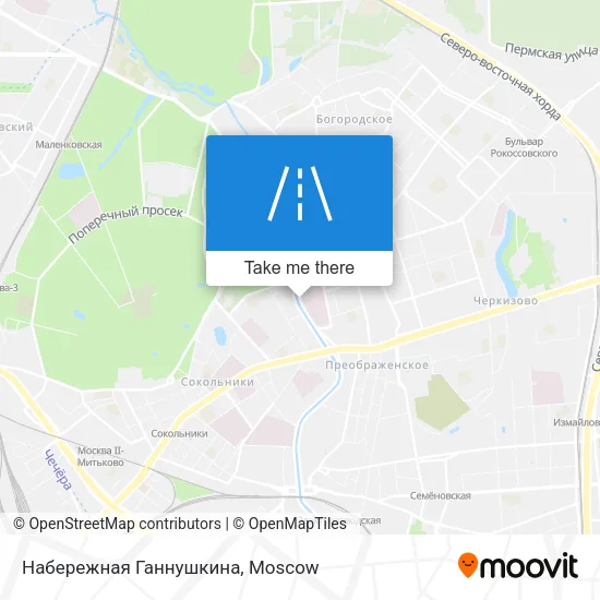 Набережная Ганнушкина map