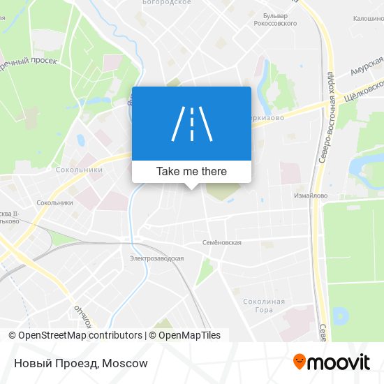 Новый Проезд map