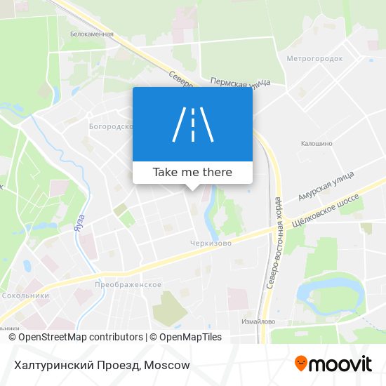 Халтуринский Проезд map