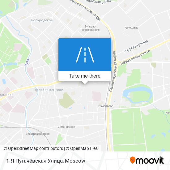 1-Я Пугачёвская Улица map
