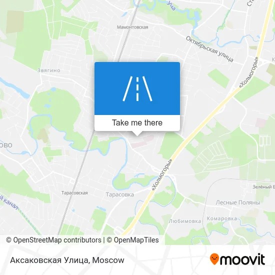 Аксаковская Улица map