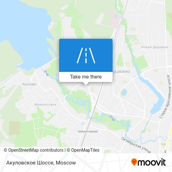 Акуловское Шоссе map