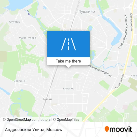 Андреевская Улица map