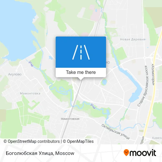 Боголюбская Улица map