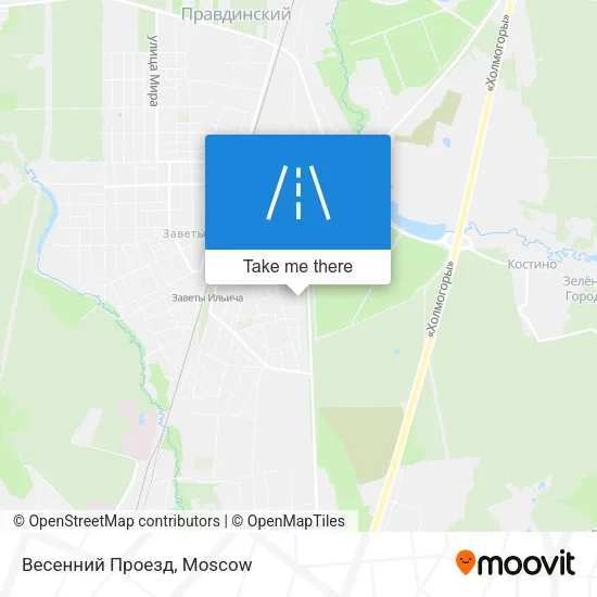 Весенний Проезд map