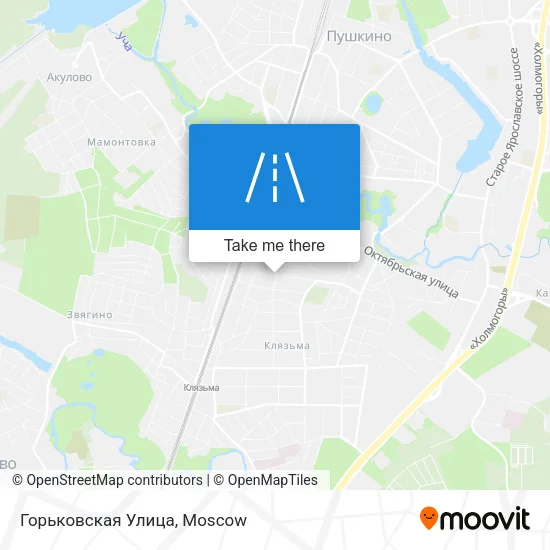 Горьковская Улица map