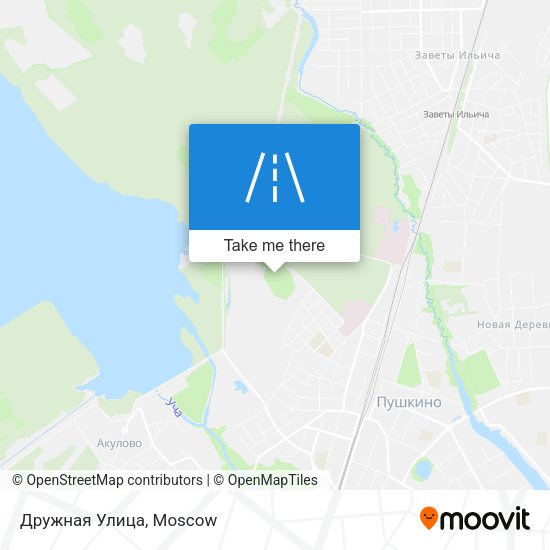 Дружная Улица map