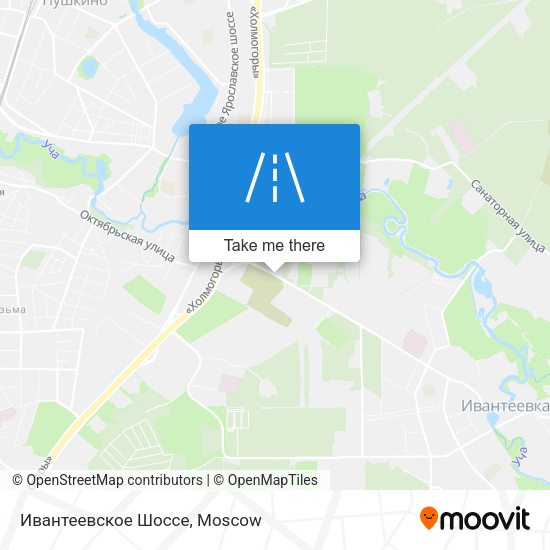 Ивантеевское Шоссе map
