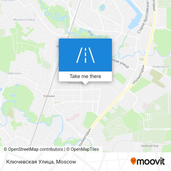Ключевская Улица map