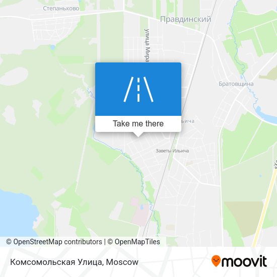Комсомольская Улица map