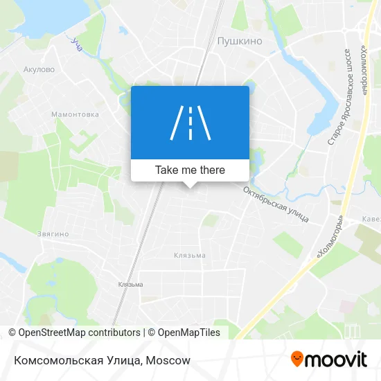 Комсомольская Улица map