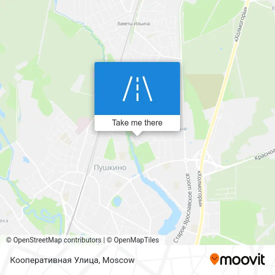 Кооперативная Улица map