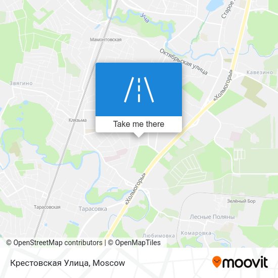 Крестовская Улица map