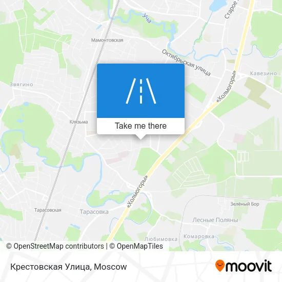 Крестовская Улица map