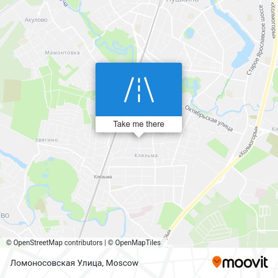 Ломоносовская Улица map