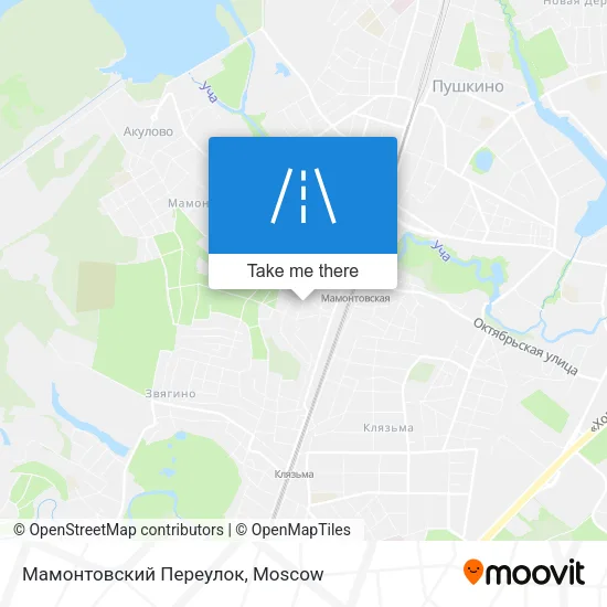 Мамонтовский Переулок map